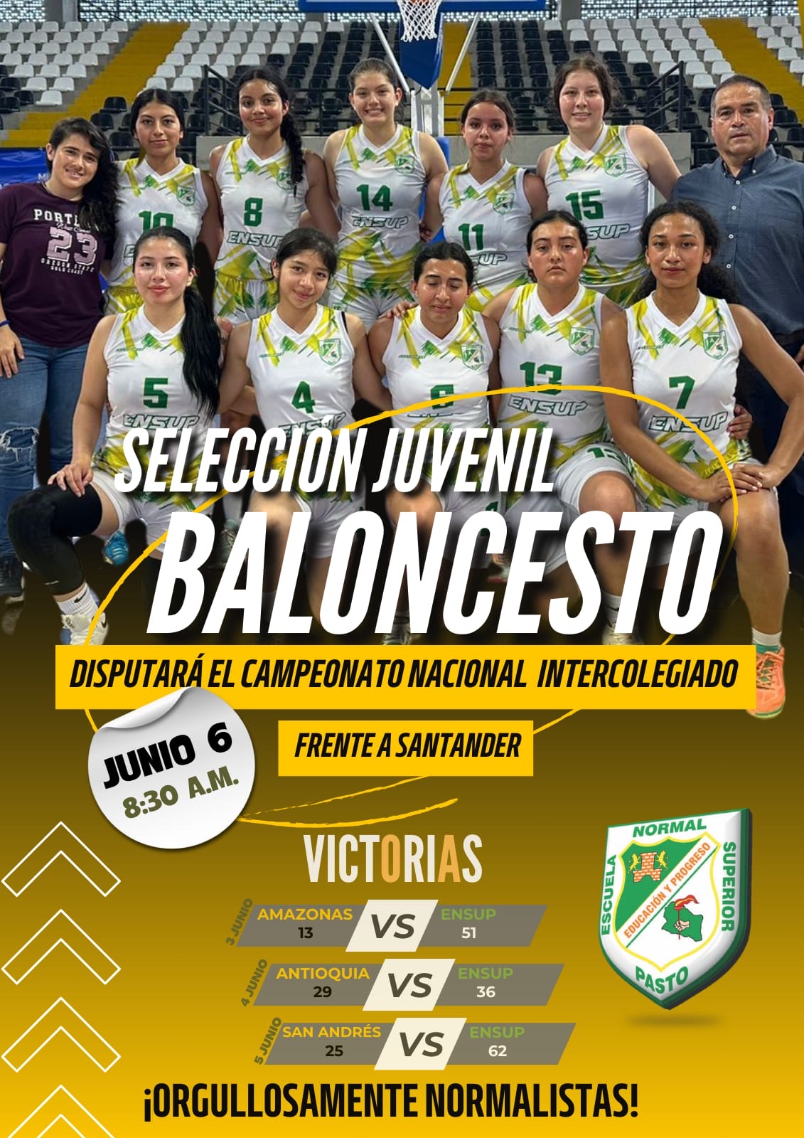 Selección Juvenil de baloncesto final nacional